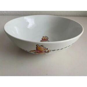 Disney Winnie the Pooh & Friends Daisy Chain  9” Ceramic Serving Bowl Spring NEW